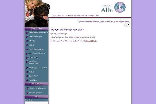 Site using WP-chgFontSize plugin