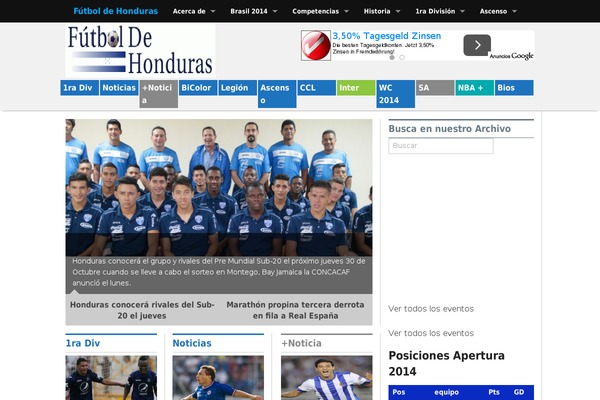 hondurasfutbol.com site used Xin Magazine
