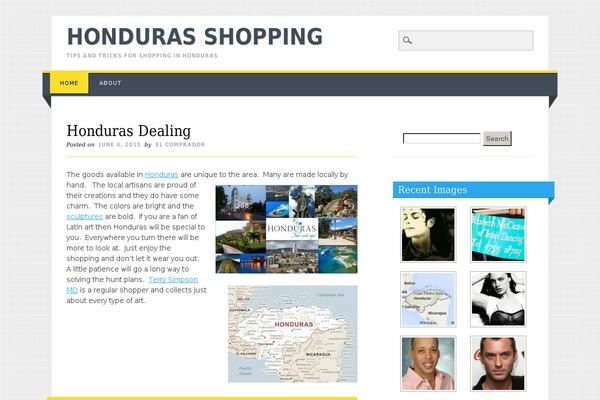 Living Journal theme site design template sample