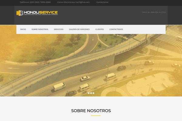 Constructo theme site design template sample