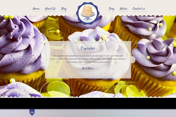 Cafeteria theme site design template sample