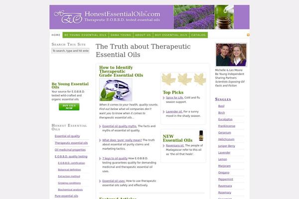 Thesis 1.8 theme site design template sample
