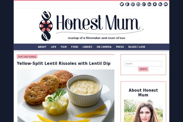 Valenti Child theme site design template sample