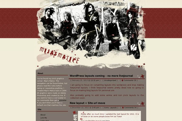 Mm theme site design template sample