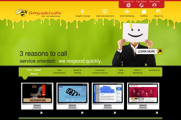 honeycombcreative.com site used Hny