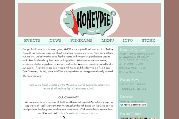 Site using Alpine PhotoTile for Instagram plugin