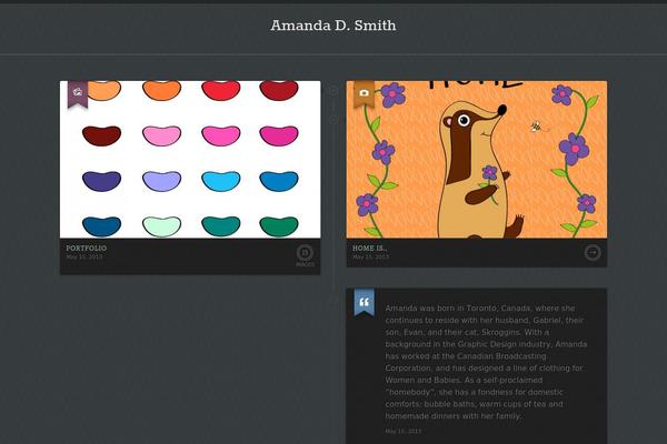 Avid theme site design template sample