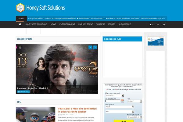 Theme Rush theme site design template sample