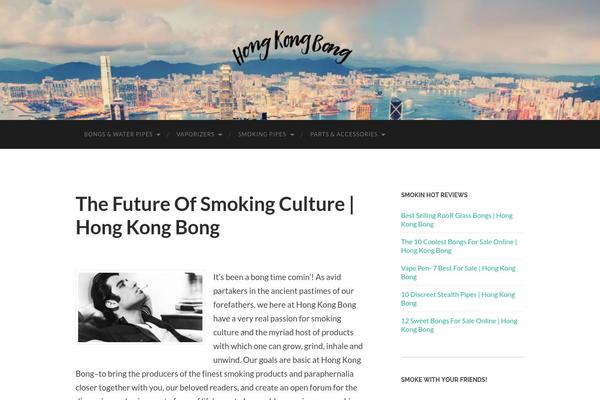 Hemingway theme site design template sample