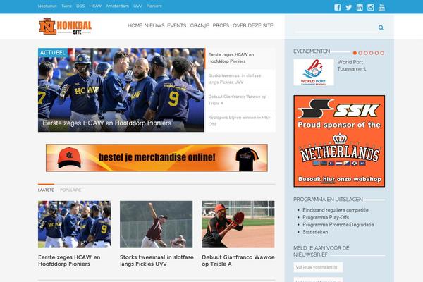 AquaMag theme site design template sample