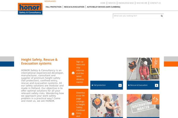 Honor theme site design template sample