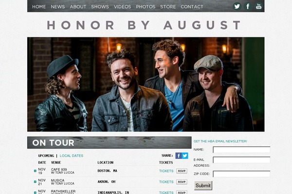 Hba theme site design template sample