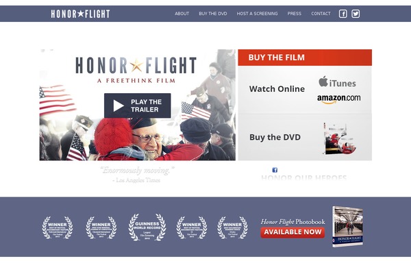 honorflight theme websites examples