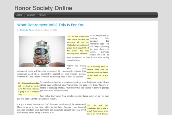 honorsocietyonline.com site used Fansitesblog