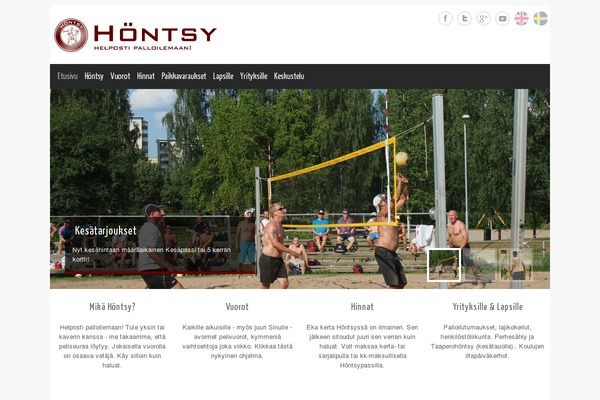 hontsy.fi site used Theron_lite