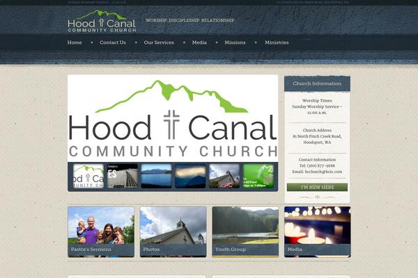 Ezekiel theme site design template sample