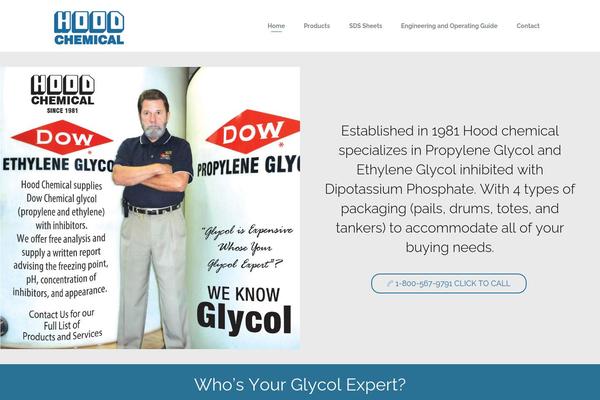 hoodchemical.com site used Throne-wp