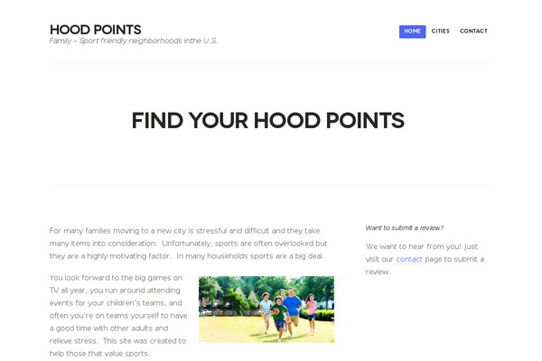 Sparks theme site design template sample