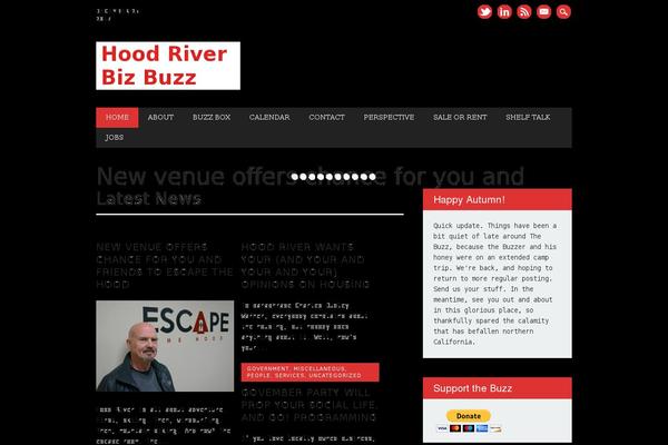 The Newswire theme site design template sample