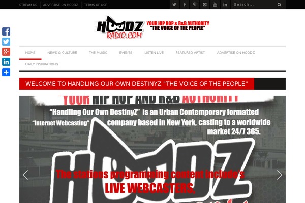 hoodzradio.com site used Bucket-2