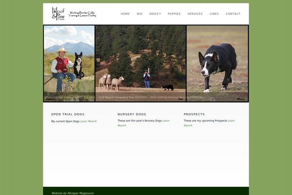 Dandelion theme site design template sample