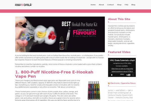 NEBlue theme site design template sample