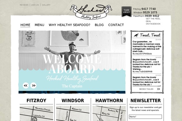 hooked.net.au site used Hooked