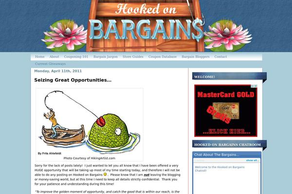 hookedonbargains.com site used Stitchpress