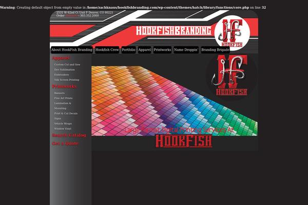 Hatch theme site design template sample