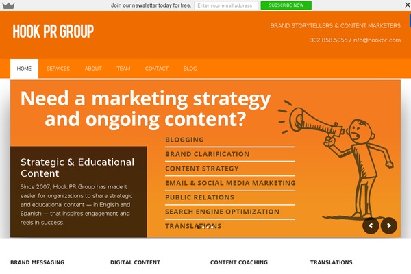 Outreach Pro theme site design template sample
