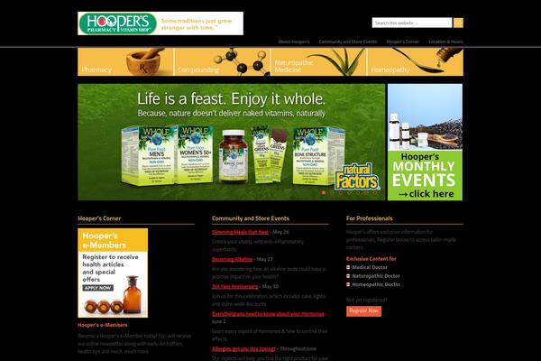 Prose theme site design template sample