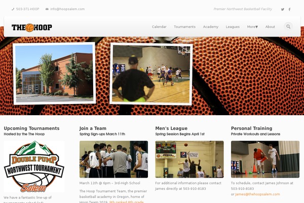 Stark theme site design template sample