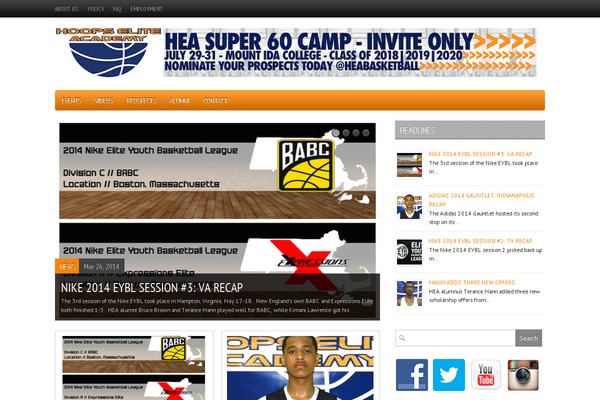 Boulevard theme site design template sample