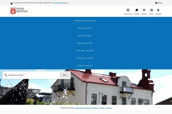 Municipio theme site design template sample