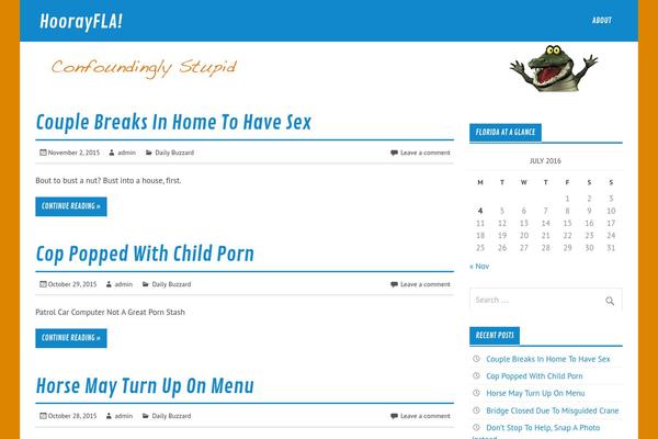 Glades theme site design template sample