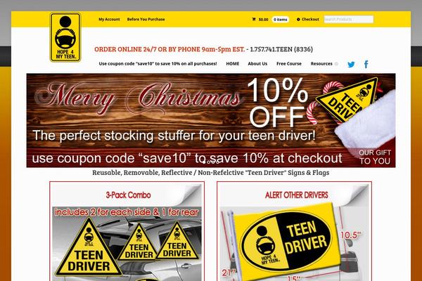 hope4myteen.com site used Shirts