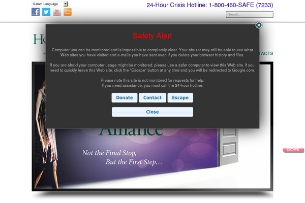 hopealliancetx.org site used Theme1351