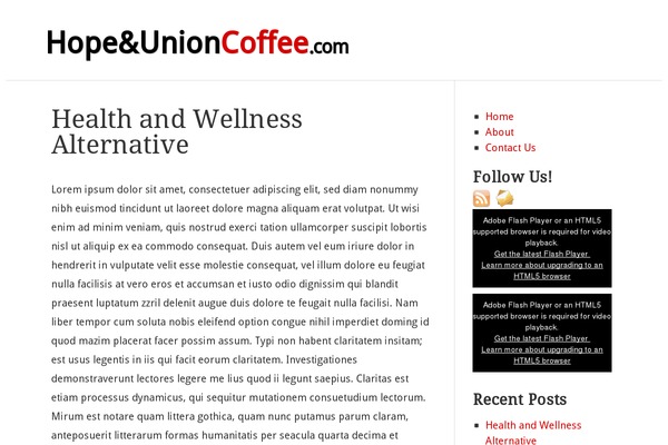 Hellish Simplicity theme site design template sample