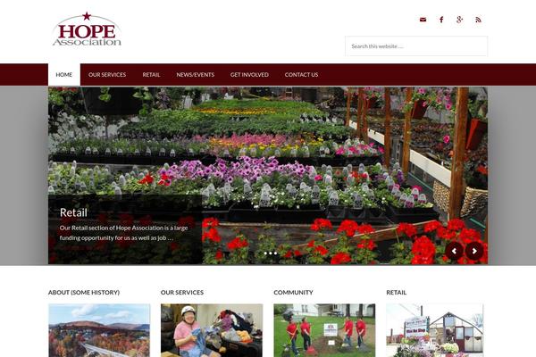 Outreach Pro theme site design template sample