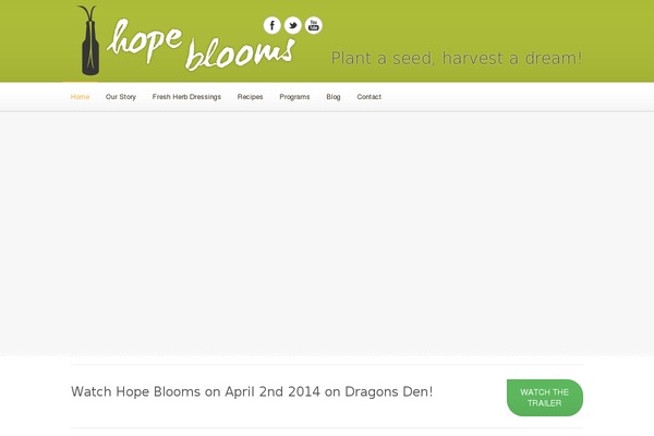 hopeblooms.ca site used Hb