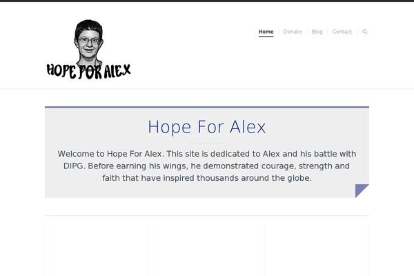 hopeforalex.com site used Ideo-v1-12