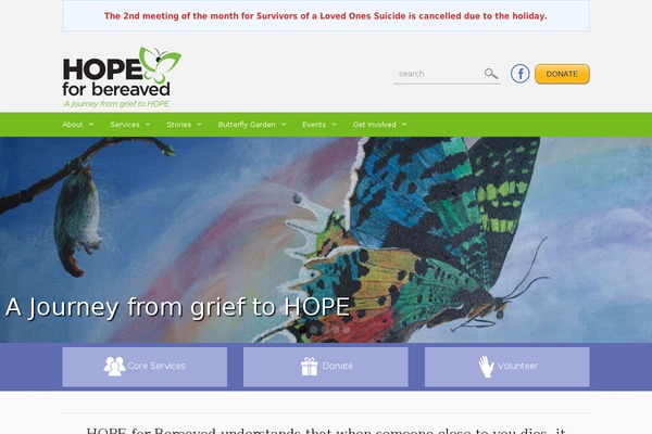 Hope theme site design template sample
