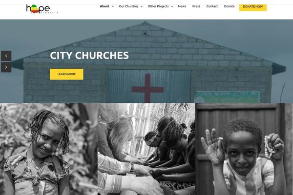 hopeforeternity.org site used Charitize-pro