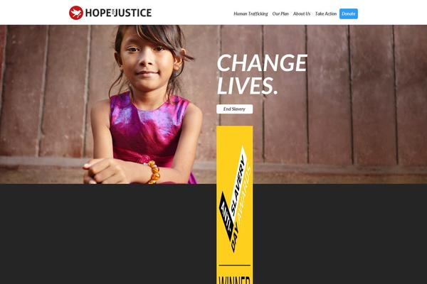 hopeforjustice-2014 theme websites examples