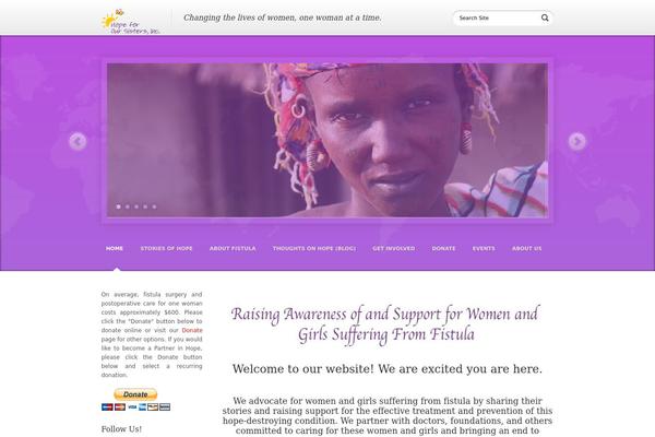 Aid theme site design template sample