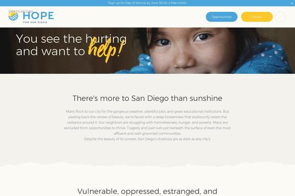 hopeforsd.org site used Hope-for-san-diego