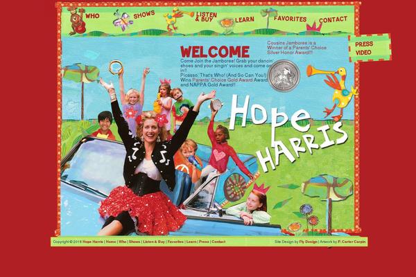 hopeharris.com site used Newhope