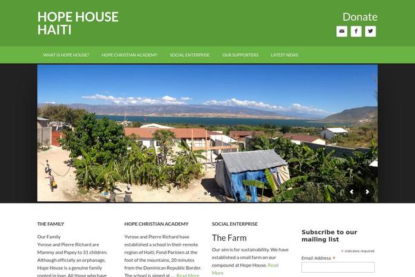 Outreach Pro theme site design template sample