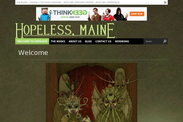 Blogi theme site design template sample
