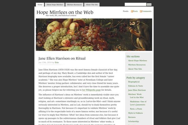Misty Look theme site design template sample